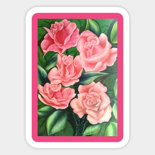 POSTAL FLORAL Sticker